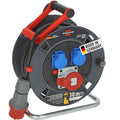 Garant CEE 1 V2 IP44 Kabeltrommel 30m für Außenbereich Baustelle Garten Camping Kabelrolle