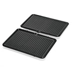 Lono Kontaktgrill Plattengriller 2 in 1 Tischgrill mit abnehmbaren spülmaschinenfesten Grillplatten 2100 W