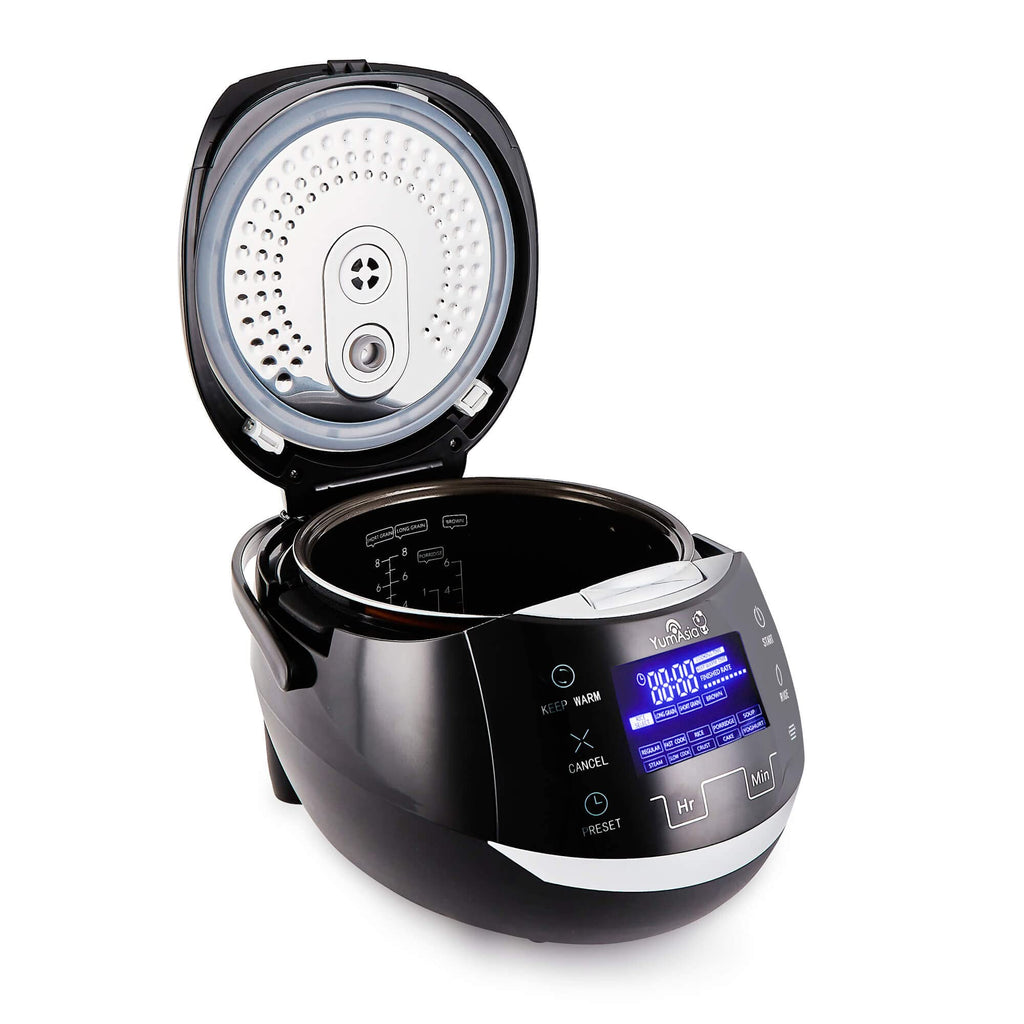 Sakura Reiskocher Keramikschale Fuzzy Logic 8 Tassen 1,5 L 6 Reiskoch 6 Multikoch Touch LED 220 240V EU