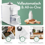 Pflanzenmilchbereiter Mila 600ml 6 Programme automatische Reinigung LED Touch Timer Nussmilch Soja Haferdrinks