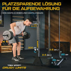 Power Tower Dip Station freistehend Kraftturm bis 300kg belastbar für Heimtraining TX-100PR