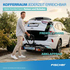 Kupplungsfahrradträger SmartLine Black für 2 Fahrräder bis 50 kg für Anhängerkupplung abklappbar Rahmenschutz