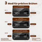 Kaffeewaage mit Timer 0,1g hochpräzise wiederaufladbar Espresso Waage 3 Modi Bluetooth App USB Pour Over