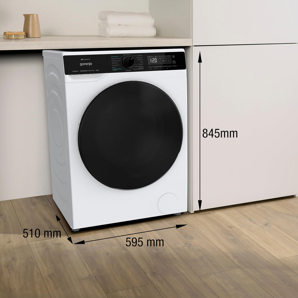WD2PA854ADW Waschtrockner 8kg waschen 5kg trocknen 1400 U/min 16 Programme ConnectLife AirDry Energieklasse D