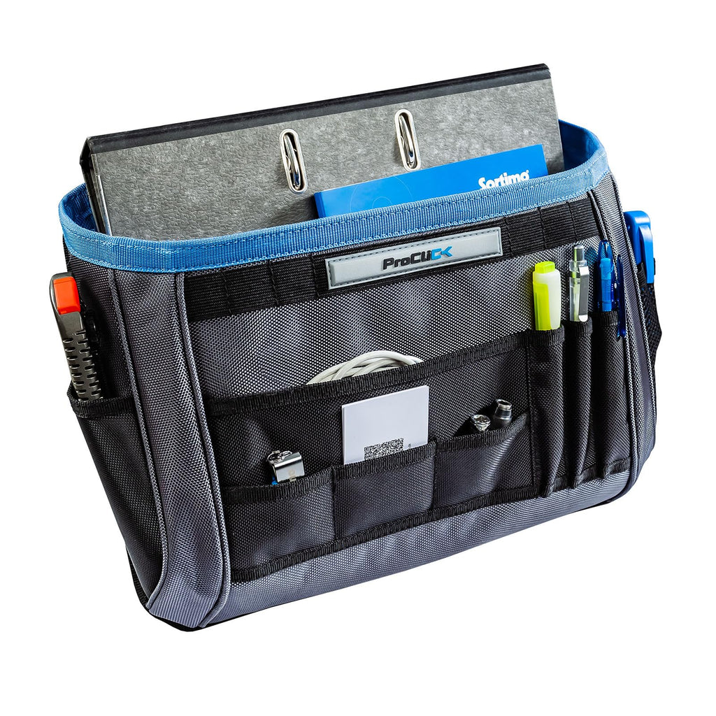 AutoAssistent Office Organizer Set Schwarz Blau Grau für Fahrzeug und Büro Ordnungssystem Aufbewahrung