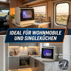 Kompakter Mini Tischgeschirrspüler SP5 mit 5L Tank 6 plus 1 Funktionen Touch LED Energieklasse F