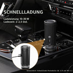 Selbstaufheizende tragbare Espressomaschine 8 Tassen 20 bar 3x4500mAh CERApresso NS Kapseln Kaffeepulver