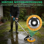 Akku Rasentrimmer 1380W Freischneider mit 2 x 4Ah Akkus für kabellose Gartenpflege und Rasenpflege