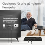 Oskar TV Lautsprecher für Senioren Sprachverstärker Hörverstärker Kabellos Tragbare Soundbar Einfach bedienen