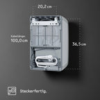 CK 20 Trend LCD Keramik Heizlüfter energiesparend für ca 25 m² TÜV Wochentimer Bad 2 kW 236653