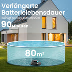 Scuba SE Poolroboter Poolsauger Akku 90 Minuten automatische Reinigung Selbsteinparkfunktion flacher Poolboden