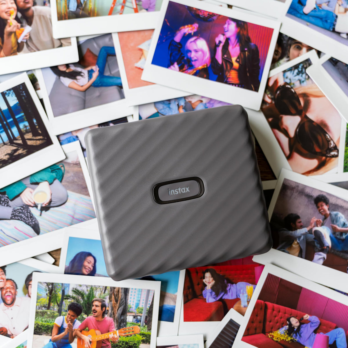 Link Wide smartphone printer mocha gray portable wireless Bluetooth instant photo printer for wide format film