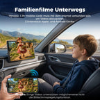 2026 Upgrade 11 Zoll Wireless CarPlay Display Android Auto Navigation Bluetooth AUX für alle Fahrzeuge