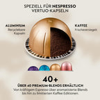 Vertuo Up Kaffeekapselmaschine 5 Tassengrößen 3 Sek Aufheizzeit One Touch Zubereitung 1,4L Wassertank ENV200.W