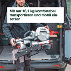 Kappsäge und Gehrungssäge KGS 254 M Zugfunktion 254 mm Sägeblatt für präzise Schnitte in Holz und Werkstatt