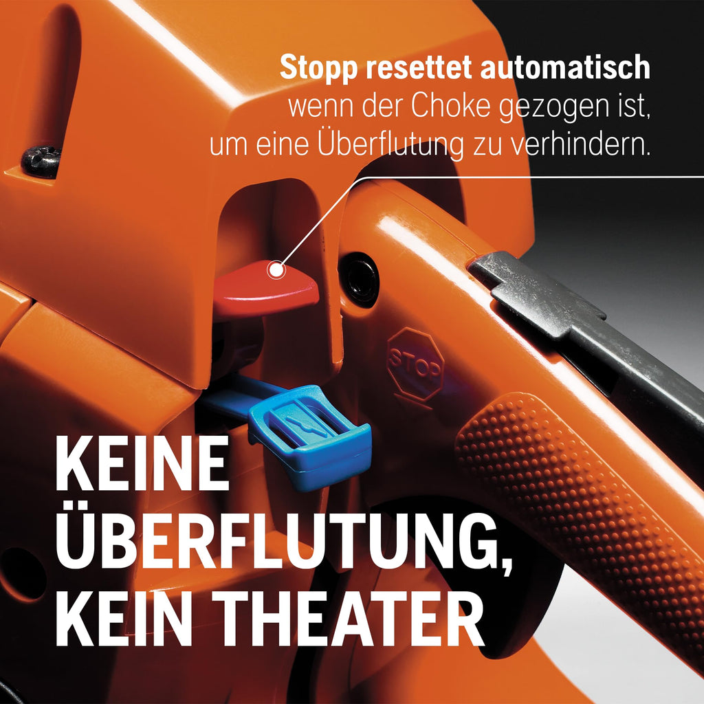 Benzinkettensäge 120 Mark II 38,2 cc X Torq Motor 14 Zoll Schiene für Garten und Forstarbeiten