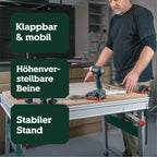 Multifunktionstisch MWB 100 klappbare Werkbank und Montagetisch für Werkstatt Montage und Heimwerker
