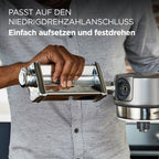 Pastamacher Zubehörset für Küchenmaschinen in Silber hochwertiges Ergänzungsset für Teigwaren