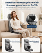 Shiatsu Massagesitzauflage mit Wärme für Rücken Nacken Schulter Entspannung Stressabbau ergonomisch