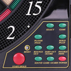 Elektronische Dartscheibe Profi Set 211 Varianten für 1 bis 16 Spieler 12 Darts 12 Flights 100 Pfeilspitzen