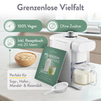 Pflanzenmilchbereiter Mila 600ml 6 Programme automatische Reinigung LED Touch Timer Nussmilch Soja Haferdrinks