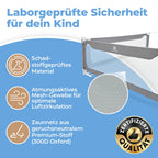 Rausfallschutz Boxspringbett Elternbett 180x200cm 8er Set Stabilitätsstange Zwischenraumschutz laborgeprüft