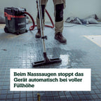 ASA 30 H PC Allessauger Nass und Trockensauger Staubklasse H 1200 W 30 L PressClean Bau und Werkstattsauger