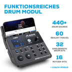 Nitro Max kompaktes elektronisches Schlagzeug E Drum Set mit Mesh Pads 10 Zoll Snare Bluetooth 400 Sounds
