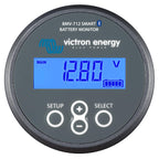 BMV-712 Smart Batteriemonitor 6.5 bis 70 VDC Grau für 12V 24V 48V Systeme mit Bluetooth und LCD Anzeige