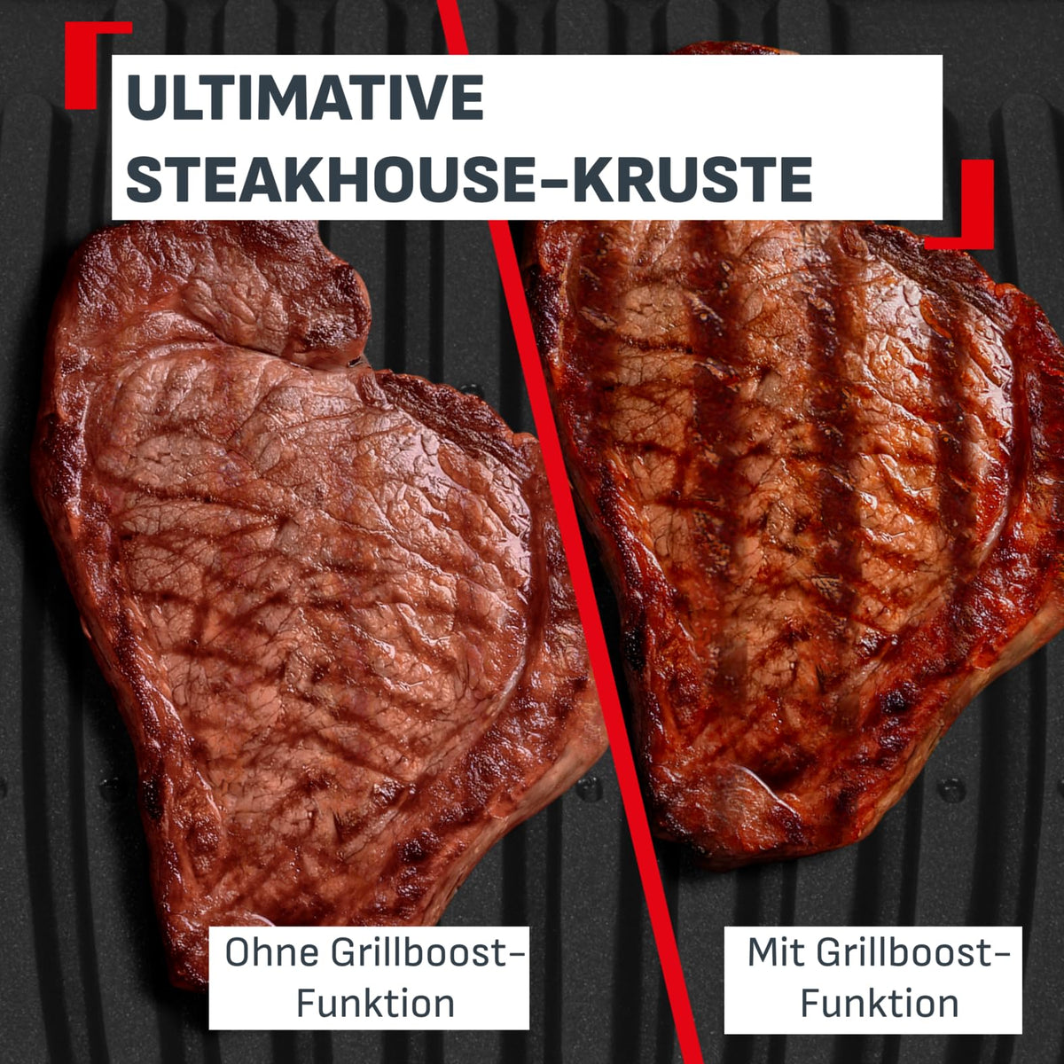 OptiGrill Elite XL Kontaktgrill elektrischer Grill mit automatischer Garzeitanpassung und XL Grillfläche