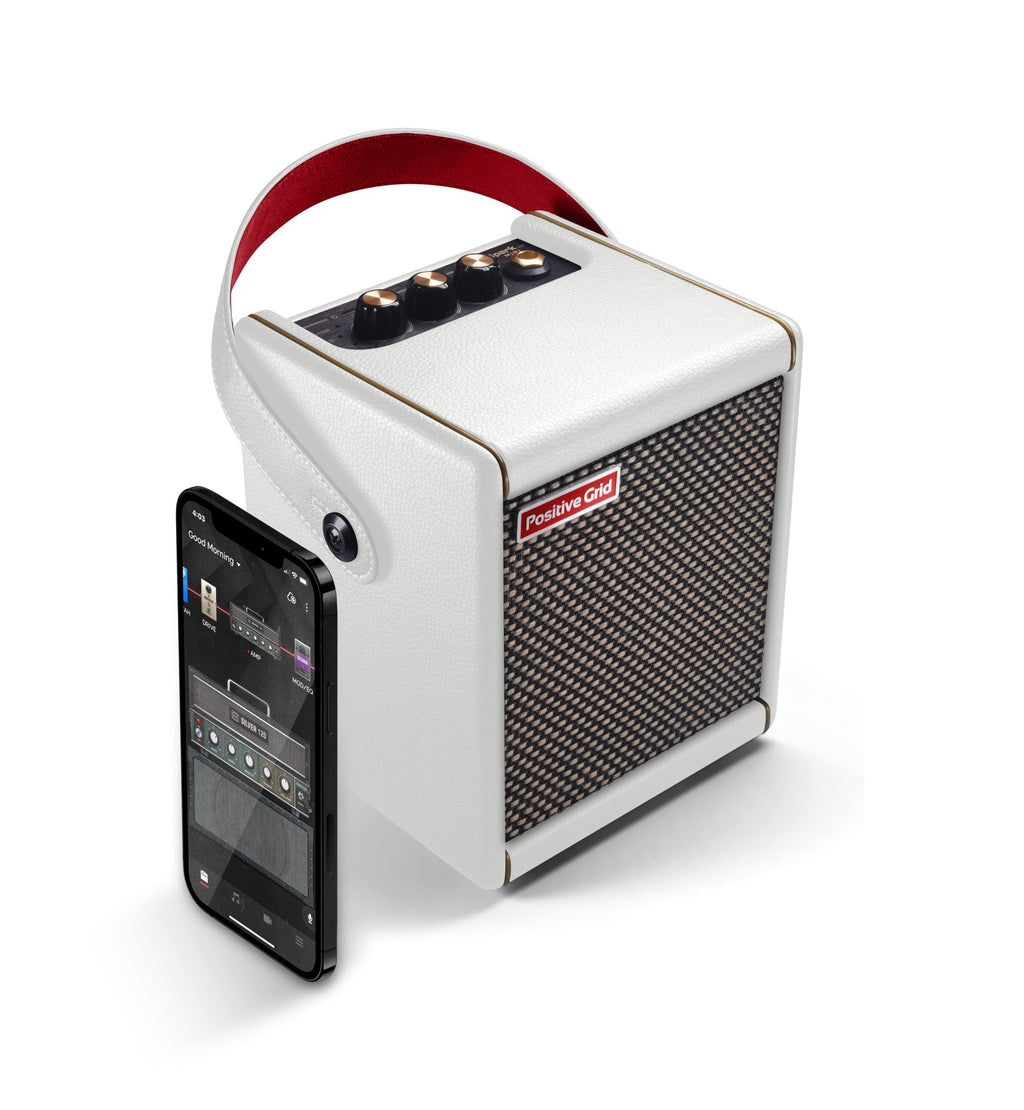 Spark MINI 10W tragbarer Smart Gitarrenverstärker und Lautsprecher in Pearl für Gitarre mit App