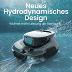 Scuba SE Poolroboter Poolsauger Akku 90 Minuten automatische Reinigung Selbsteinparkfunktion flacher Poolboden