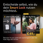 Smart Lock Go 2025 Türschloss mit Bluetooth WLAN Matter Smartphone als Schlüssel ohne Zylindertausch