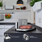 icaro 5 Allesschneider klappbar elektrisch für präzises Schneiden von Brot Wurst Käse