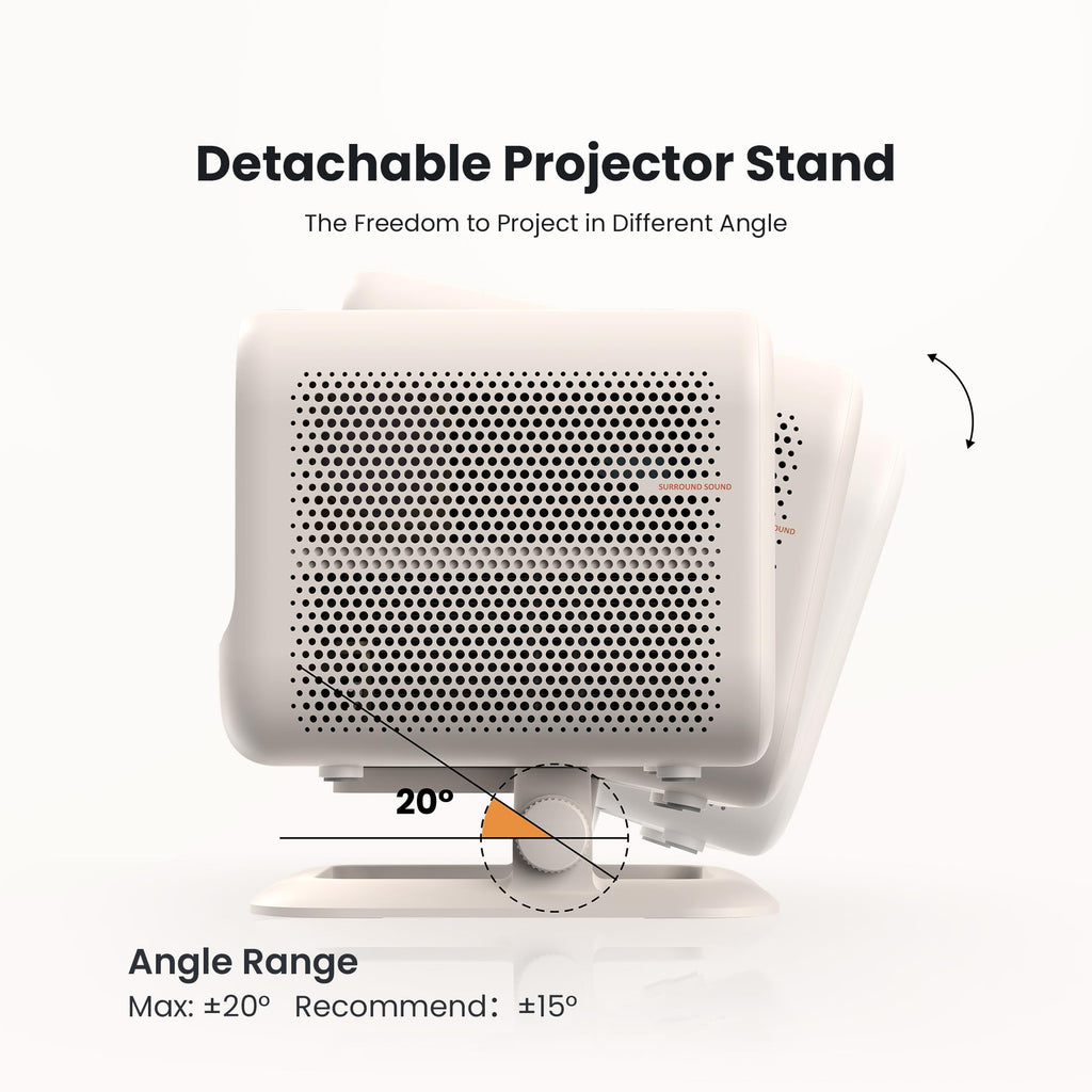 Proyector L2 Plus Full HD 1080p 700 lúmenes ANSI Dolby Audio Bluetooth WiFi para cine en casa