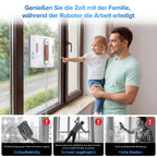 Elektrischer Fensterputzroboter mit KI Navigation und 8kPa Saugkraft für die Reinigung von Glas und Fenstern