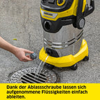 Nass und Trockensauger WD 6 P S V 30 8 35 T für maximale Reichweite in Werkstatt Haushalt Auto Garten