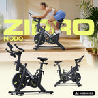 Heimtrainer Fahrrad mit App und Handpuls Ergometer für 145 bis 195 cm für Cardiotraining zu Hause
