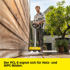 Terrassenreiniger PCL 6 für Hochdruckreiniger max 10 bar Flächenreiniger für Terrassen und Steinböden