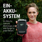 120iBV Akku Laubbläser und Laubsauger 2 in 1 mit Akku und Ladegerät kabellos für Garten und Hof