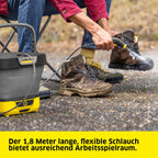 Druckreiniger OC 3 Foldable PJ Lithium Ionen Akku Niederdruck 2 l/h 2,2 kg Wassertank 8 l Schlauch 1,8 m Düsen