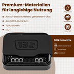 Kaffeewaage mit Timer 0,1g hochpräzise wiederaufladbar Espresso Waage 3 Modi Bluetooth App USB Pour Over