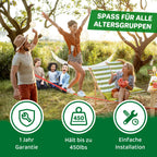 Slackline Kinder Ninja 2x15m für Jugendliche und Erwachsene im Freien Ninja Line Set für Garten