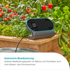 AquaBloom L Set autarkes Bewässerungssystem Balkon Terrasse Hochbeet ohne Wasser Strom 30 Pflanzen 13330 20