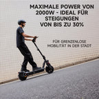 MAX G3 D E Scooter Zulassung 80 km Eco 75 km Sport duale Hydraulikfederung 130kg Smart Display 3,5h Ladezeit