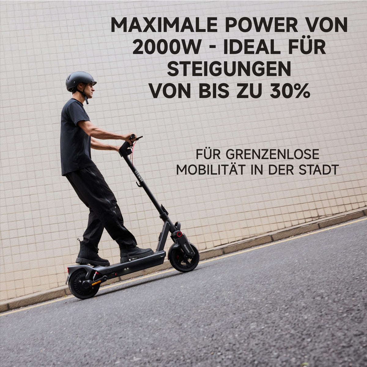 MAX G3 D E Scooter Zulassung 80 km Eco 75 km Sport duale Hydraulikfederung 130kg Smart Display 3,5h Ladezeit