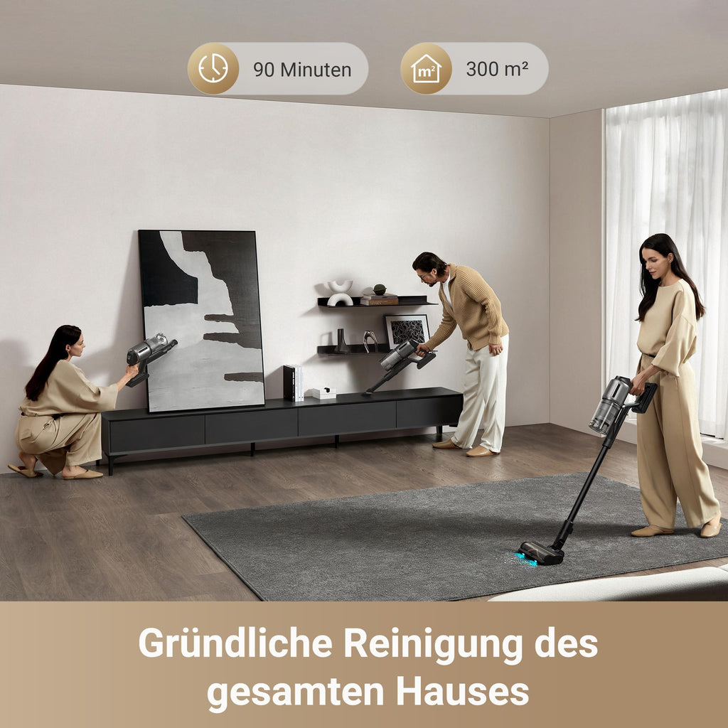 Z30 Akku Staubsauger 28000 Pa 310 AW CelesTect LED Beleuchtung für eine gründliche Reinigung