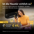 Smart Lock Go 2025 Türschloss mit Bluetooth WLAN Matter Smartphone als Schlüssel ohne Zylindertausch