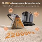 Y100Pet Polsterreiniger 22 kPa Teppichreiniger Waschsauger geräuscharm Schlauch Flecken Sofa Teppich