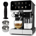 Kaffeevollautomat mit Milchsystem 8 automatische Programme für Espresso Cappuccino Latte Macchiato
